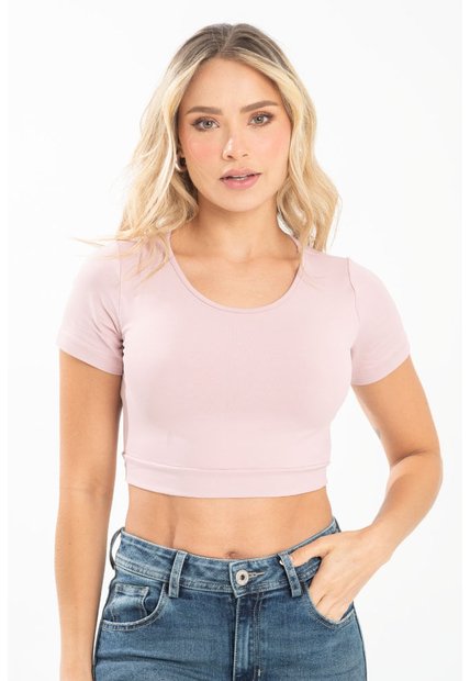 Crop Top Dhede Rosa Ragged Pf31122326