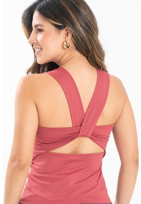 Top Dhione Rojo Ragged Pf31122328