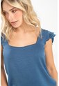 Blusa Sky Azul Ragged Pf31113534 de Ragged