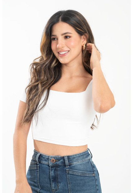 Top Canarias Blanco Ragged Pf31122309