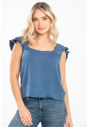 Blusa Sky Azul Ragged Pf31113534