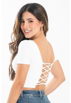 Top Canarias Blanco Ragged Pf31122309