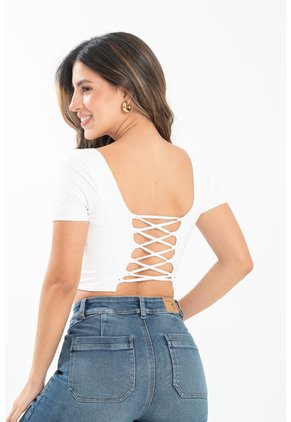 Top Canarias Blanco Ragged Pf31122309
