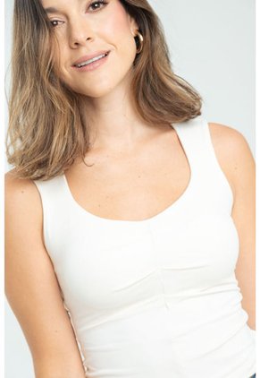 Top Kiara Blanco Ragged Pf13120775