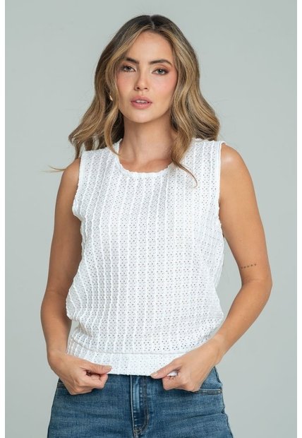 Blusa Telem Blanco Ragged Pf11113191