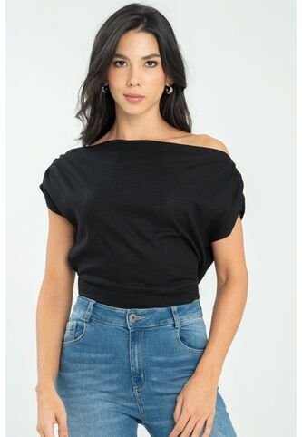 Blusa Lino Majara Negro Ragged Pf11112812 Ragged