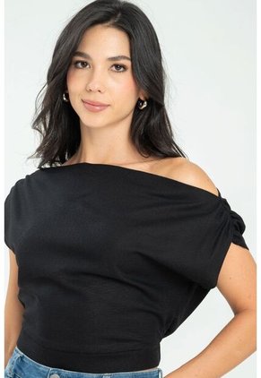 Blusa Lino Majara Negro Ragged Pf11112812