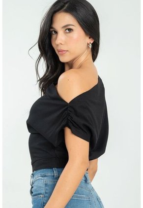 Blusa Lino Majara Negro Ragged Pf11112812