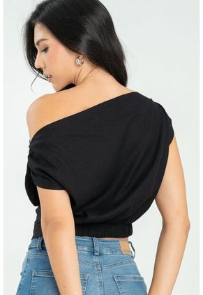 Blusa Lino Majara Negro Ragged Pf11112812
