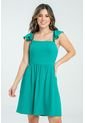 Vestido Corto Delilah Verde Ragged Pf31511368 de Ragged