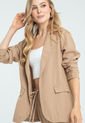 Chaqueta Larga Tipo Blazer Beige Ragged Pf12130134 de Ragged