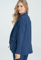 Chaqueta Larga Tipo Blazer Azul Ragged Pf12130134 de Ragged