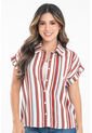 Blusa Rayas Mix Rojo Ragged Pf31113608 de Ragged