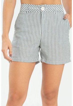 Short Rayas Negro Ragged Pf11340151