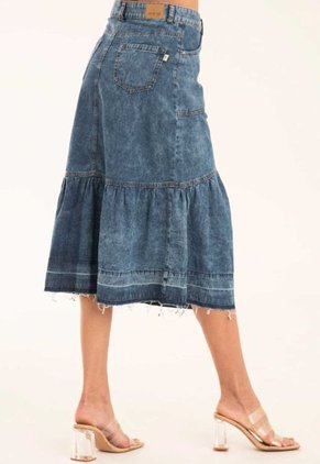Falda Finlandia Azul Ragged Pf51320063