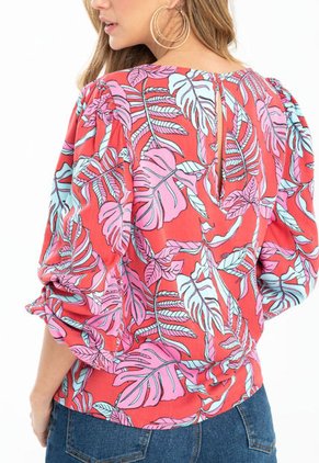 Blusa Charlotte Rojo Ragged Pf11112626
