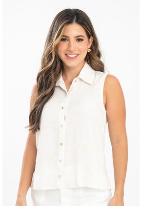 Camisa Khesari Blanco Ragged Pf32111346
