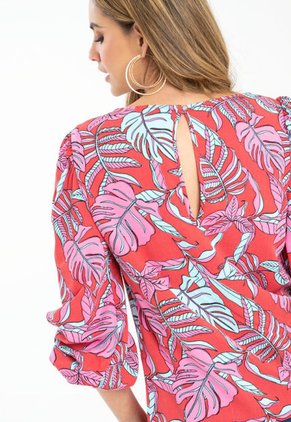 Blusa Charlotte Rojo Ragged Pf11112626