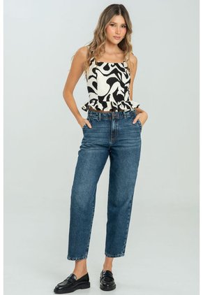 Blusa Arizona Negro Ragged Pf11112965