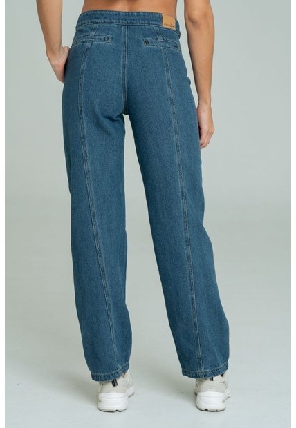 Jean Mom Cortes Azul Ragged Pf21350080