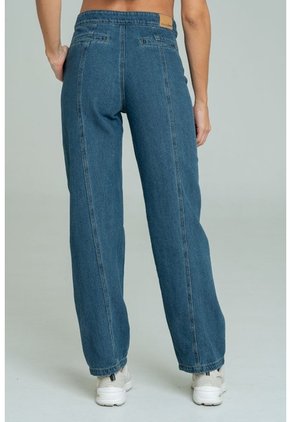 Jean Mom Cortes Azul Ragged Pf21350080