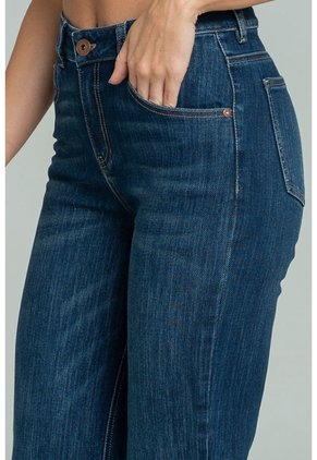 Jeans Mom Spicy Azul Ragged Pf21350081