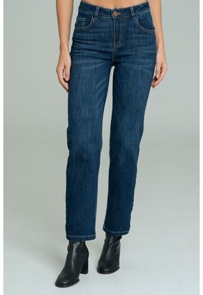 Jeans Mom Spicy Azul Ragged Pf21350081
