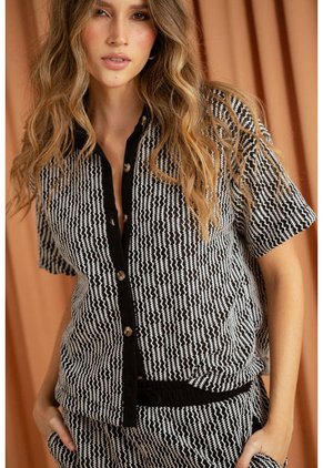 Camisa Lindsey Negro Ragged Pf11112970