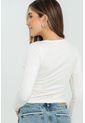 Top Malawi Manga Larga Blanco Ragged Pf11121158 de Ragged