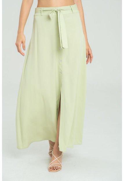 Falda Con Perilla Verde Ragged Pf11320471