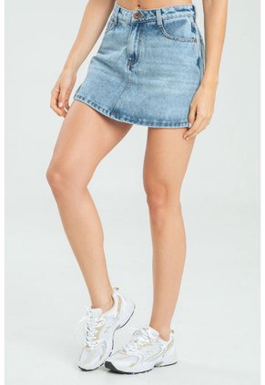 Falda Short Giotto Azul Ragged Pf21340009