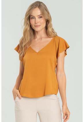 Blusa Kylie Amarillo Ragged Pf11112177