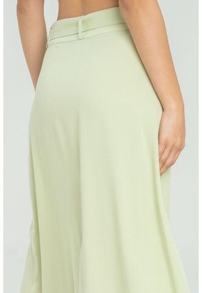 Falda Con Perilla Verde Ragged Pf11320471