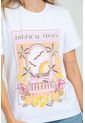 Camiseta Tropical Blanco Ragged Pf21120103 de Ragged