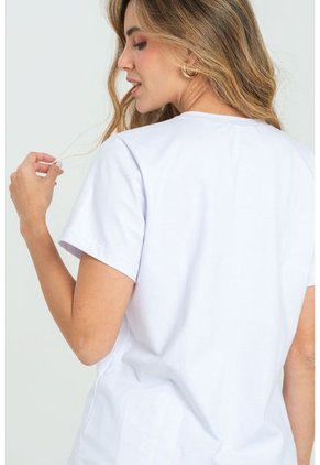 Camiseta Tropical Blanco Ragged Pf21120103