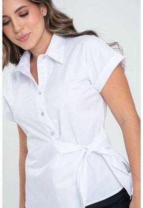 Camisa Arene Blanco Ragged Pf31113689