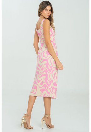 Vestido Hally Rosa Ragged Pf11511382