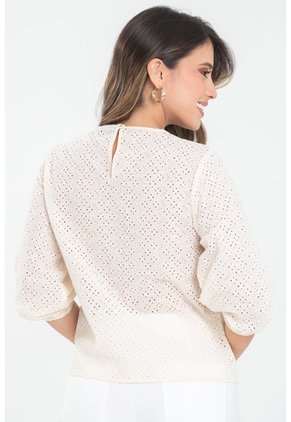 Blusa Malawi Beige Ragged Pf31113688