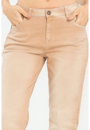 Jeans Mom Militar Café Ragged Pf21350049