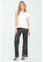Pantalon Lentejuelas Negro Ragged Pf12310421 de Ragged