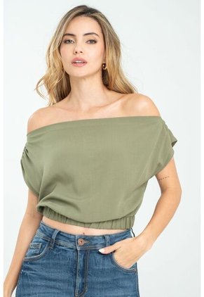 Blusa Agdha Verde Ragged Pf11112867
