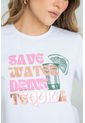 Camiseta Save Water Blanco Ragged Pf21120097 de Ragged