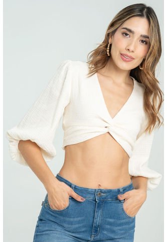 Blusa Georgia Blanco Ragged Pf11112791 Ragged