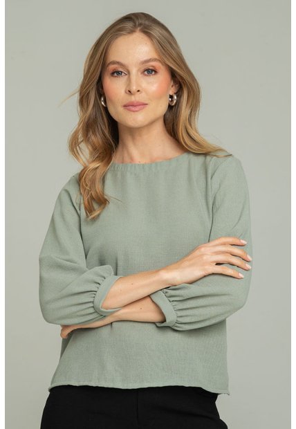 Blusa Silva Verde Ragged Pf11113068