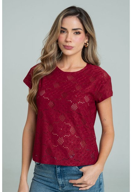 Camiseta Nue Rojo Ragged Pf11121172