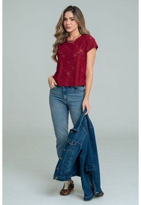 Camiseta Nue Rojo Ragged Pf11121172