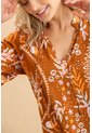 Blusa Ivy Café Ragged Pf31113554 de Ragged