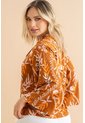 Blusa Ivy Café Ragged Pf31113554 de Ragged