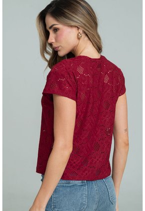 Camiseta Nue Rojo Ragged Pf11121172
