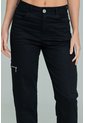 Pantalon Mhailes Negro Ragged Pf11310908 de Ragged